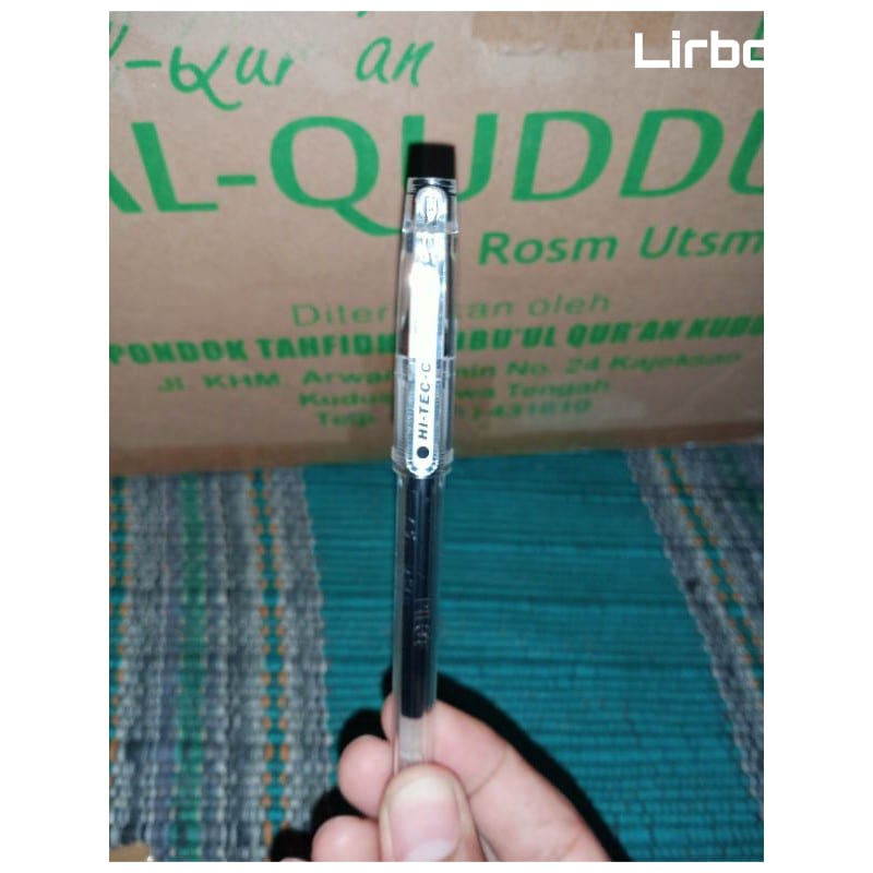 

pen hi-tec-c 0.3 pen hi tec hitam biru MS