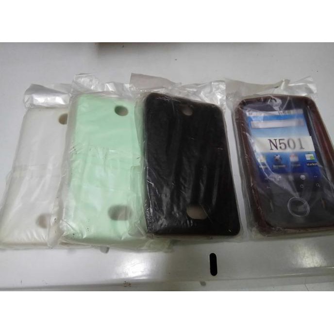 sarung casing silikon softshell nokia asha 501