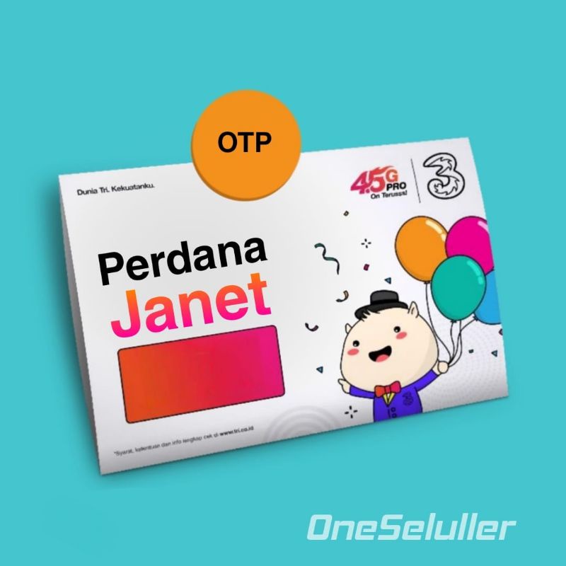 Perdana 3/three/Tri janet isi pulsa 2000 sudah registrasi tinggal pakai