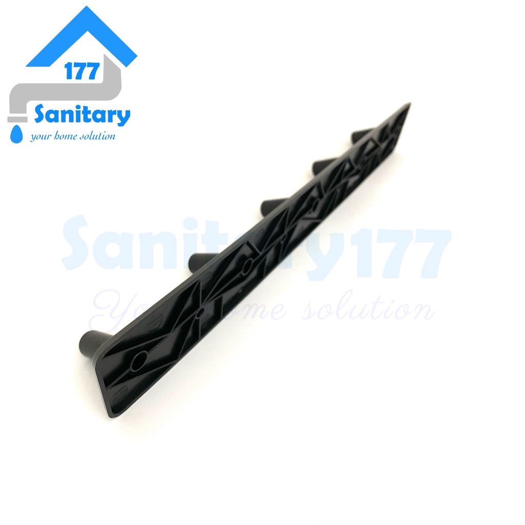 Gantungan baju 5kait HITAM soligen-kapstok 5 kait black plastik plastic hook hooks bracket gantung cantolan