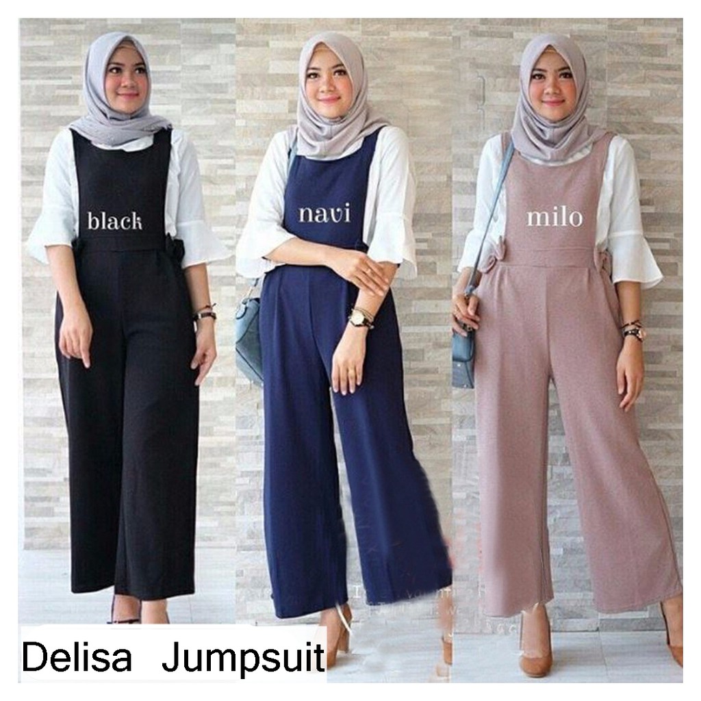 UL03 Jumpsuit Dumita 9WARNA DM Jual Pakaian Muslim Wanita