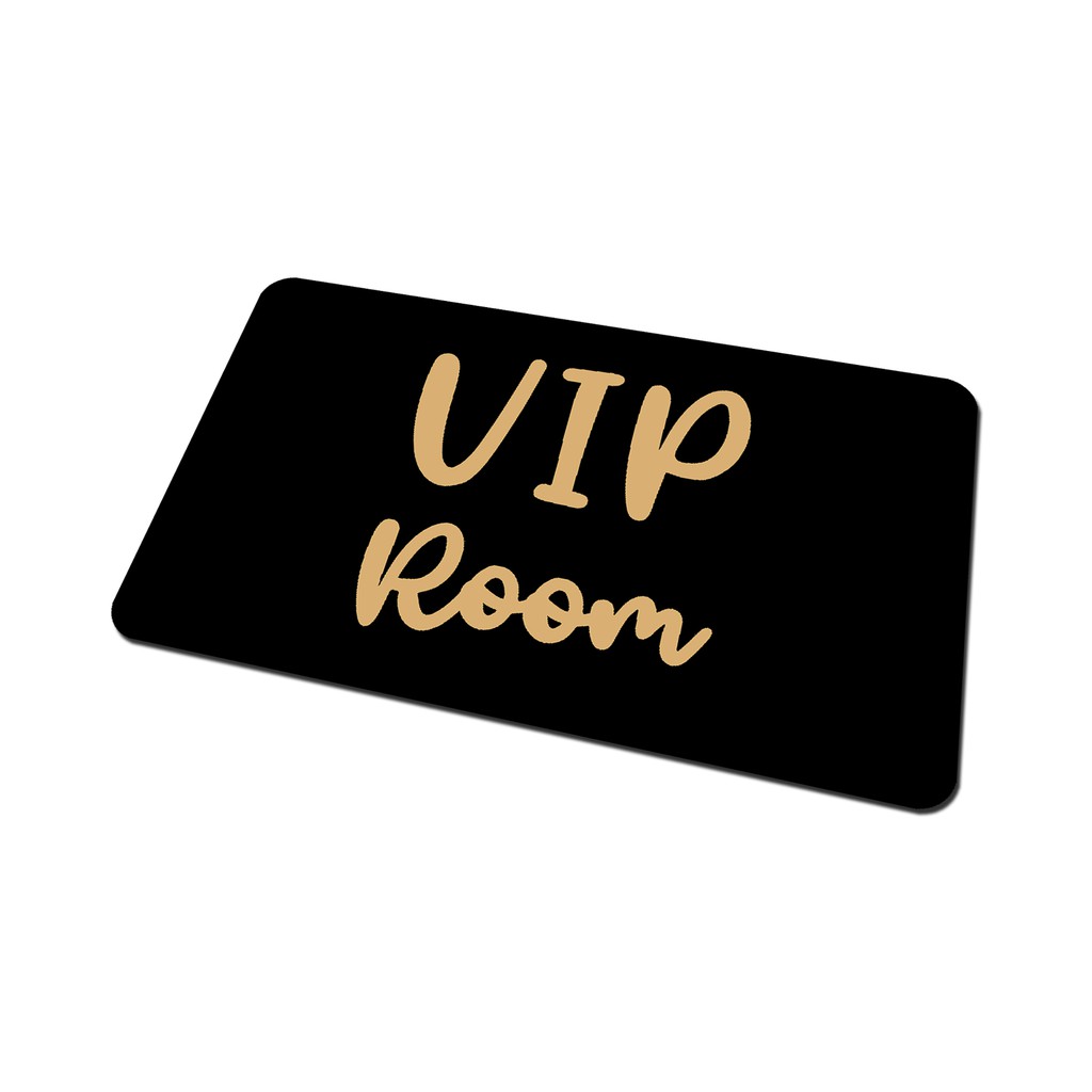 SIGN AKRILIK Pintu - VIP ROOM - 20x12cm - Signage Cafe/Resto