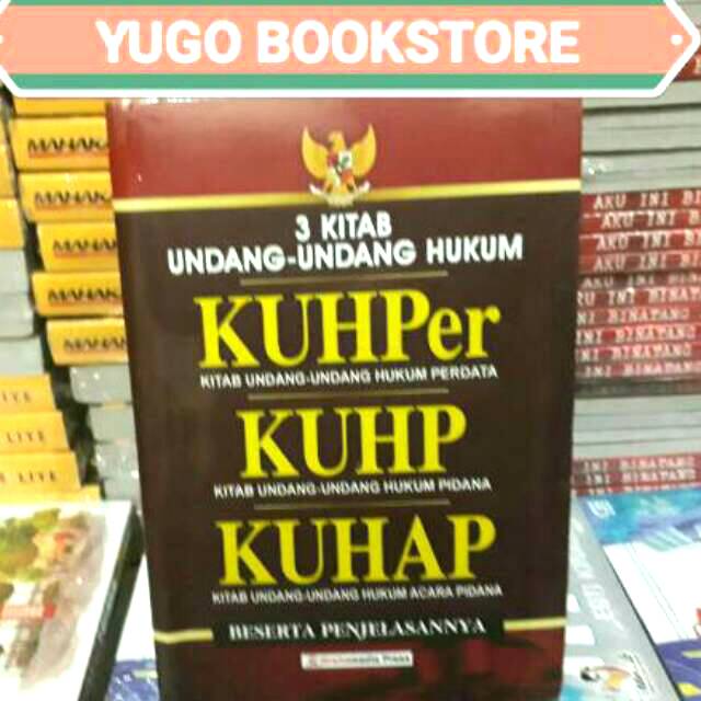 3 KITAB UNDANG UNDANG HUKUM KUHPERKUHPKUHAP ORIGINAL 100 %