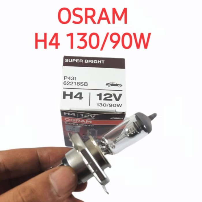 New Lampu Headlamp OSRAM H4 12V 130/90w Super Bright