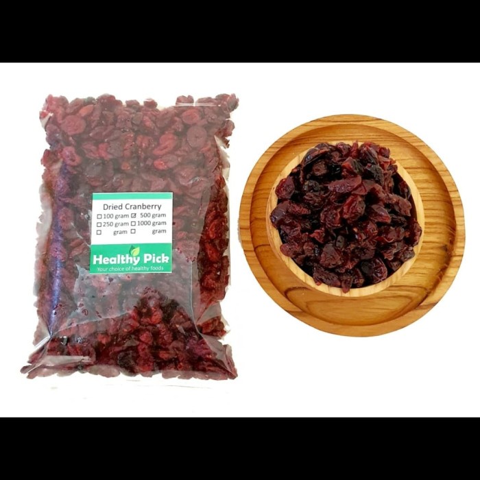 

PROMO Dried Cranberry Unsweetened 500gr AR036