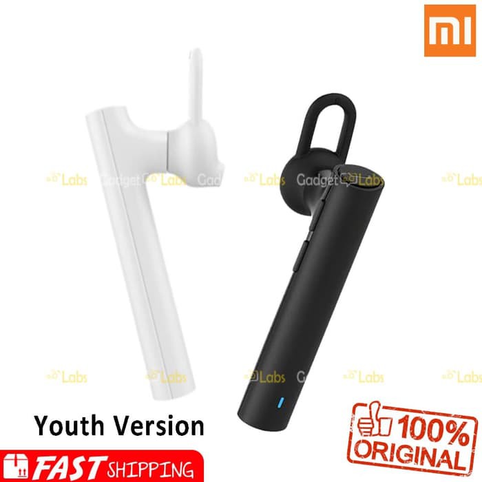 Xiaomi Bluetooth Headset Versi 4.1 Youth Version Original - Hitam