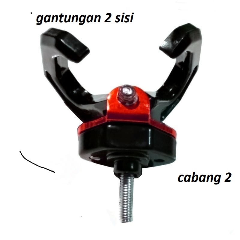 gantungan barang 2cabang gantungan barang 2 in 1 motor gantungan nmax vario beat lexy aerox scoopy mio soul dll  universal