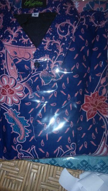 Mahadewa Colet Kemeja Batik Pria Eksklusif Lengan Panjang Modern Seragam Batik Ori By Asmara