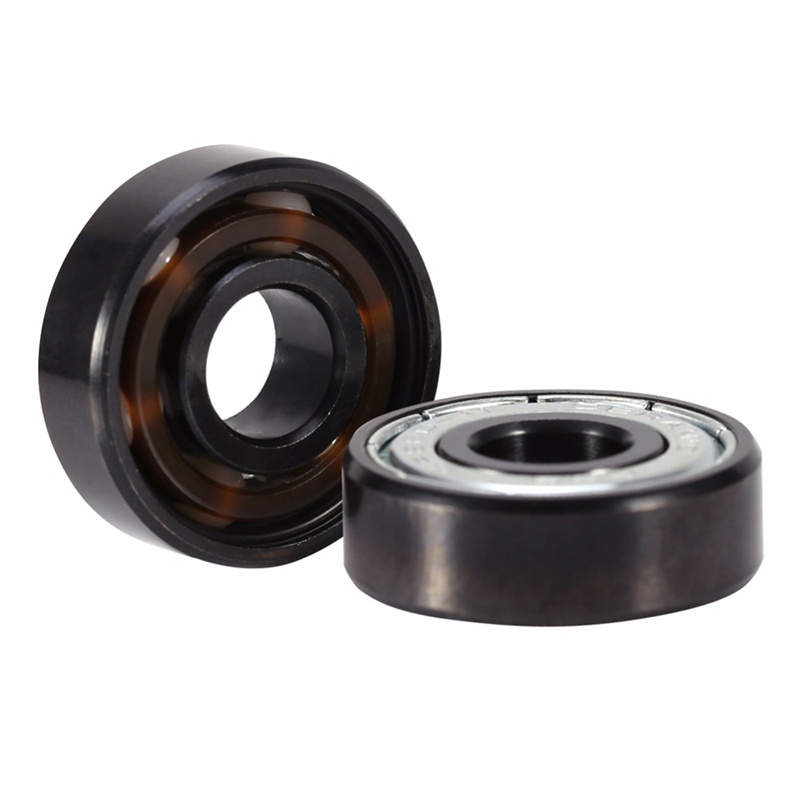 16Pcs Ceramic 608 Bearings 8X22X7mm ABEC-11 Hybrid 6 White ZrO2 Balls Skateboard Bearing Skating Inline Roller