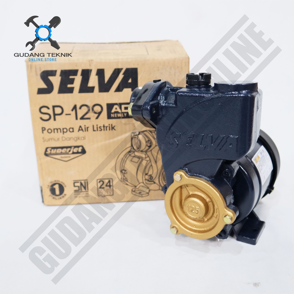 Pompa Air LISTRIK SELVA SP128 SP129 / Water Pump Pompa Air Listrik Selva SP 128 SP 129