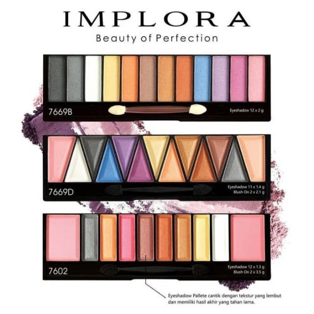 EYESHADOW &amp; BLUSH ON IMPLORA