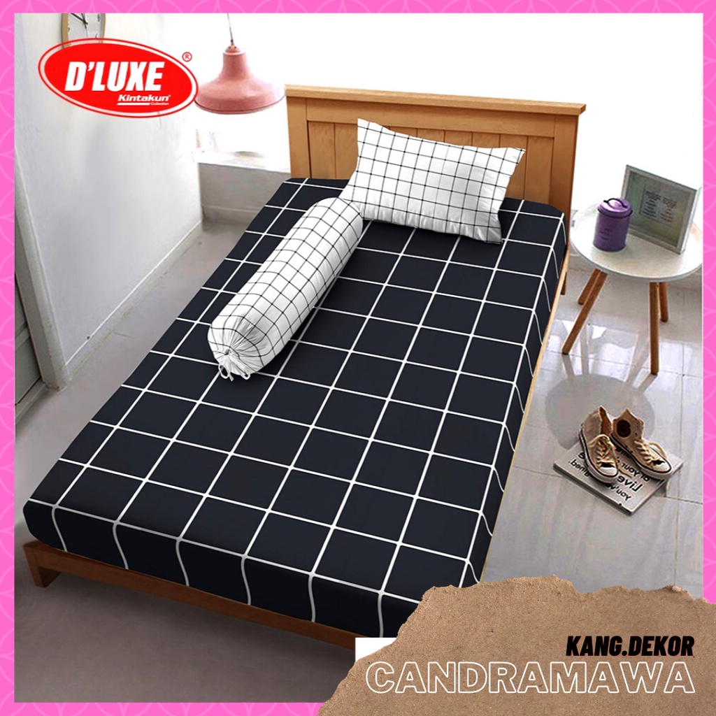 SPREI KINTAKUN D'LUXE MOTIF CANDRAMAWA 120x200 NO 3 SINGLE SEPREI CANTIK MURAH MOTIF TERBARU SEPRAI KAMAR TIDUR D’LUXE SEPREI AESTHETIC D LUXE KINTAKUN SEPRAI CANTIK SEPRE DLUXE PROMO ANTI LUNTUR MOTIF PLUS SARUNG BANTAL SPREI DEWASA ALAS KASUR SPREI ADEM