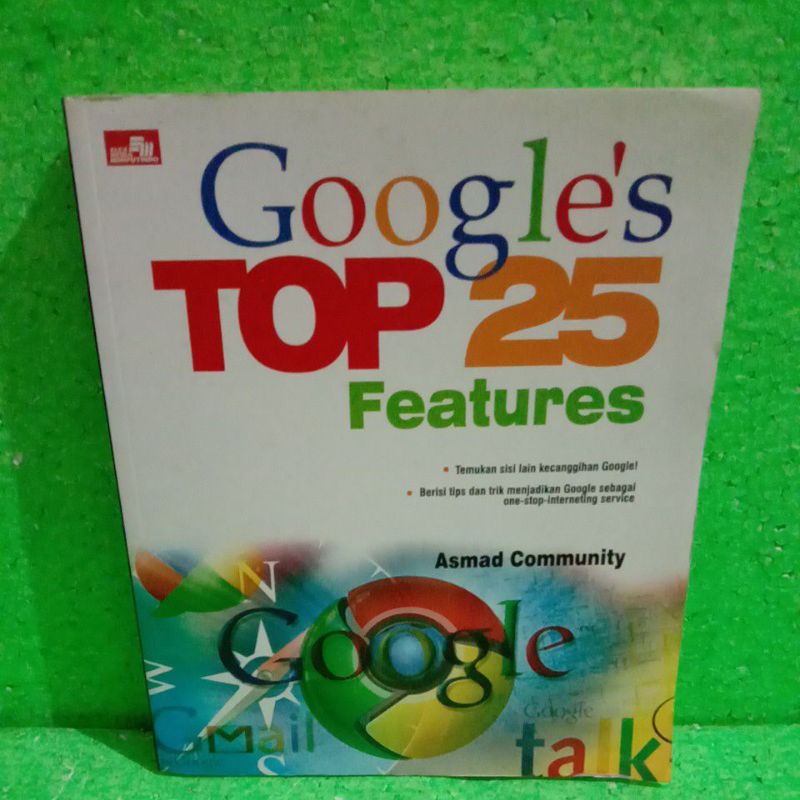 

BUKU GOOGLE'S TOP 25 FEATURES ORIGINAL DAN BERSEGEL