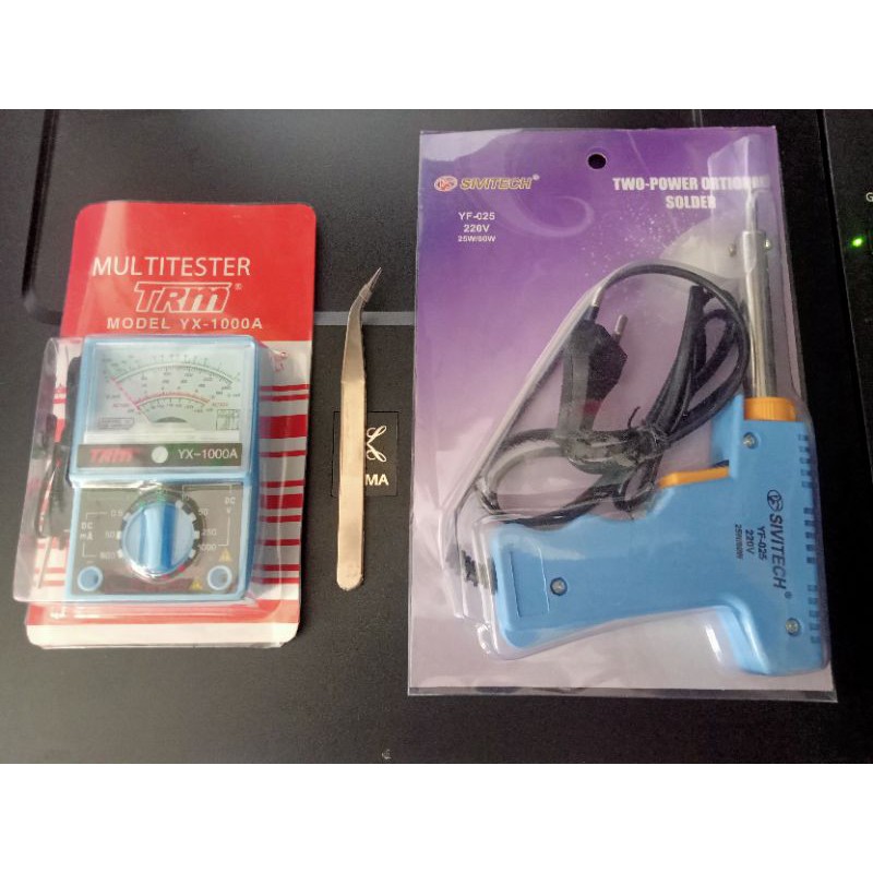 Solder Tembak Multitester Pinset