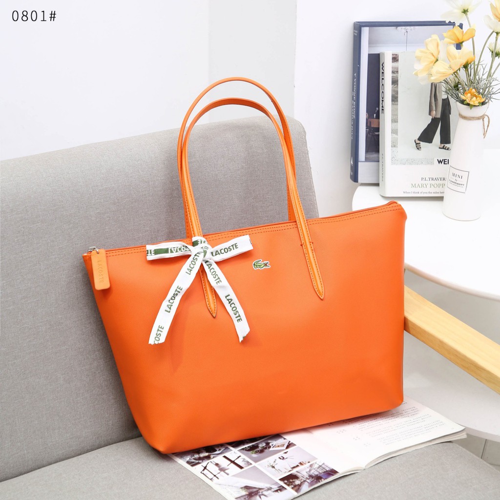 TAS WANITA-TAS IMPORT- Lacoste Tote Bag #0801