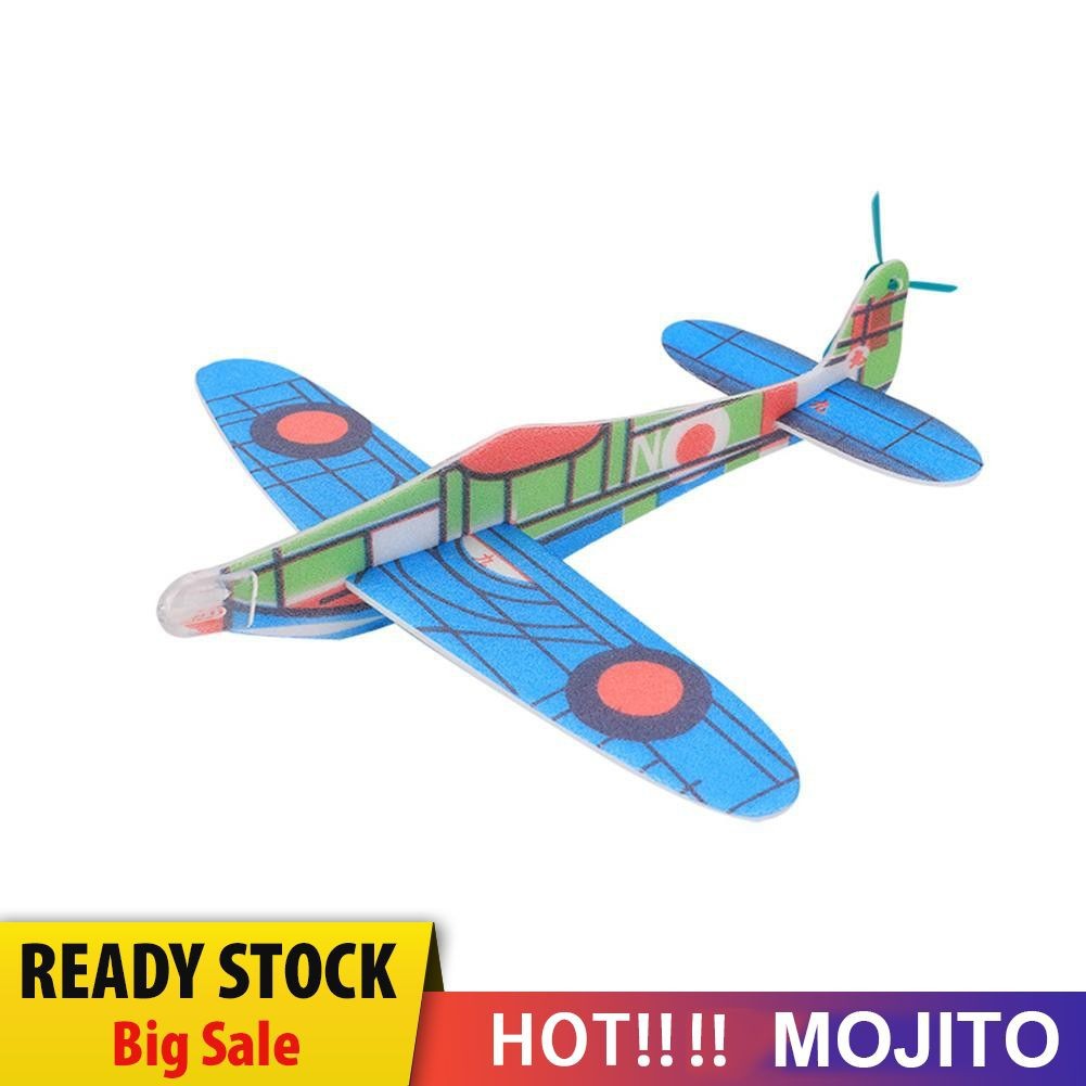 MOJITO Hand Launch Throwing Glider Aircraft Inertial Foam DIY Airplane Toy Model