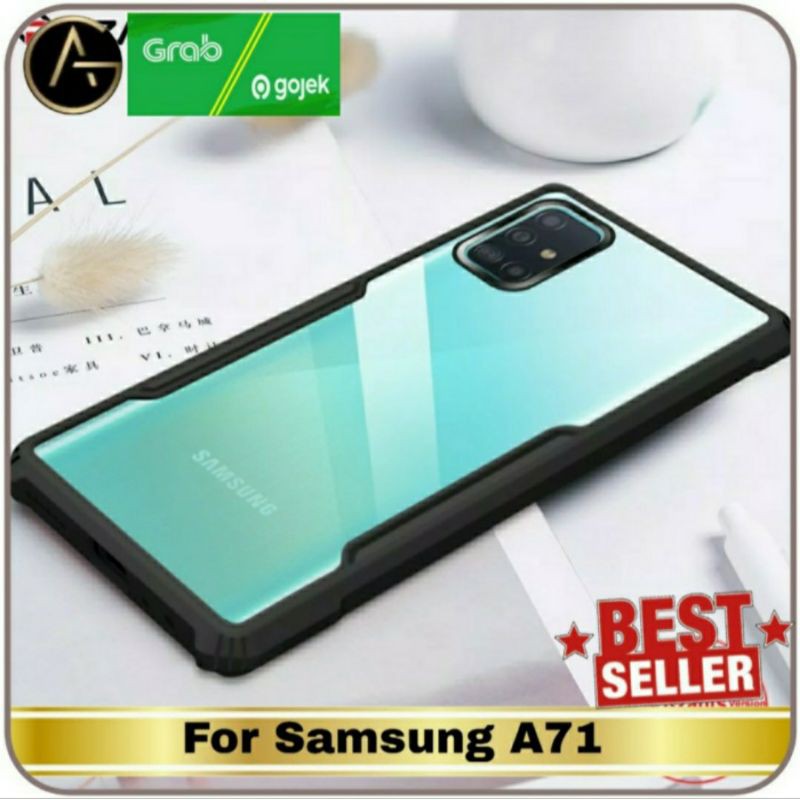 Casing Samsung Galaxy A71 A 71 Hard Soft Case Clear Airbag Bumper Slim Back Cover