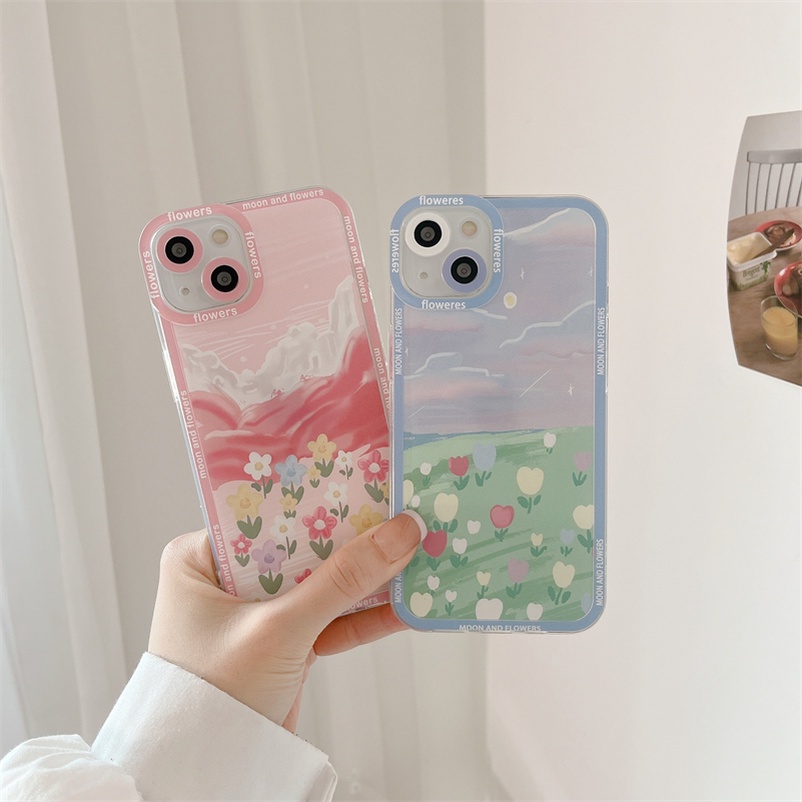 Soft Case Bahan Silikon Motif Bunga Untuk Vivo V23 V21e V21e V20 T1 Pro Y21 Y33s Y33T Y21T Y76 Y55 Y15A Y01 Y20 Y20i Y20 Y20 Y50 Y12s Y1s Y15s Y12s Y20i