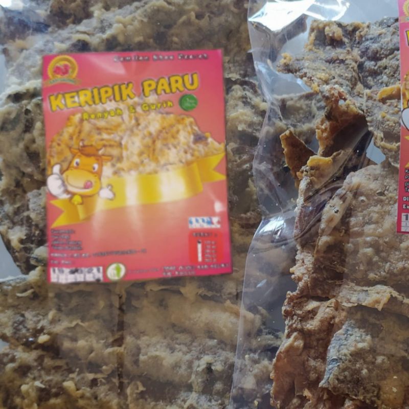 

KERIPIK KRIPIK KEREPEK PARU SAPI SUPER 100 G GR Gram ASLI ENAK GURIH RENYAH LEBAR-LEBAR cemilan camilan nyemil ndeso