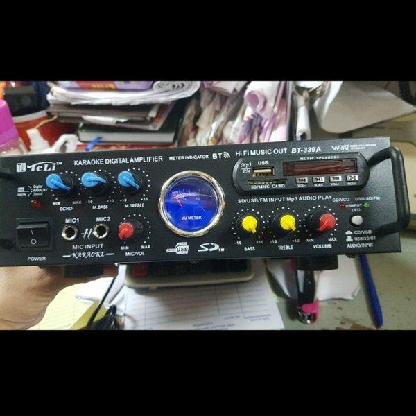 Paling Terlaku Usb Mp3 Amplifier Bluetooth Bt-339A Fm Radio Buat Mobil Rumah Karaoke Termurah