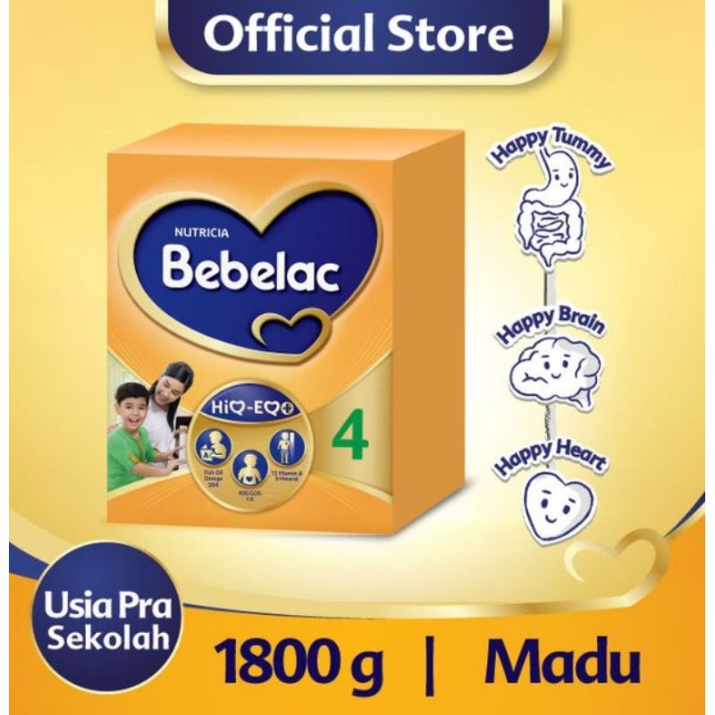 Bebelac 4 Madu 1800 Gram Shopee Indonesia