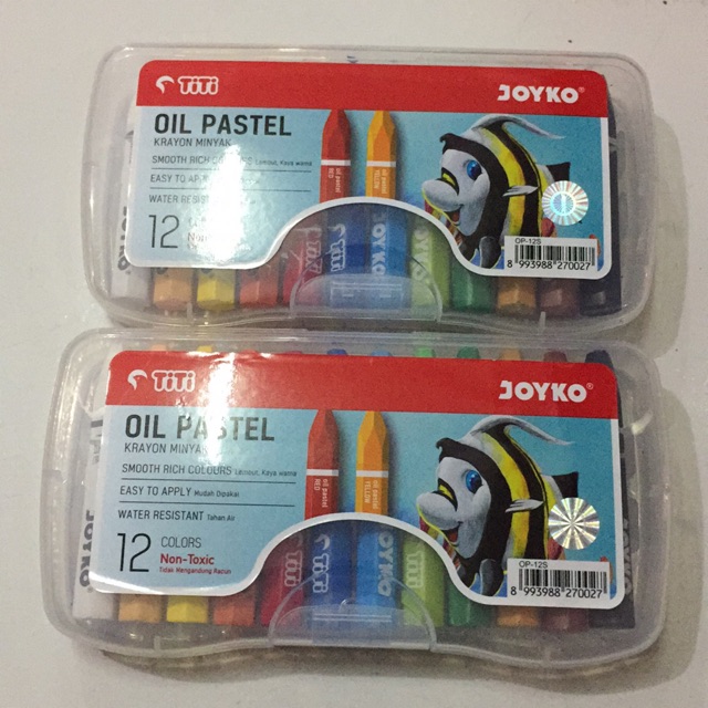 

OIL PASTEL 12 warna JOYKO OP-12S
