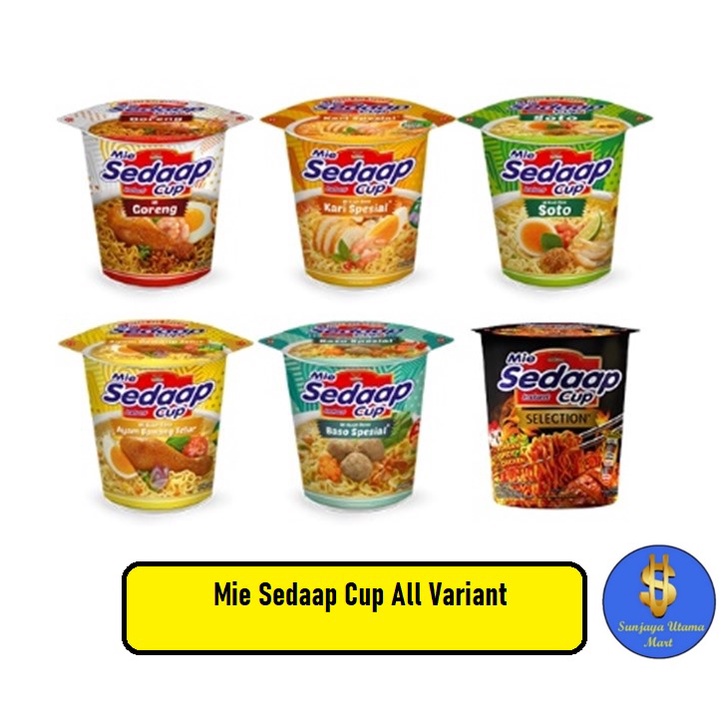 Mie Sedaap Cup All Variant-Mie Instan Cup