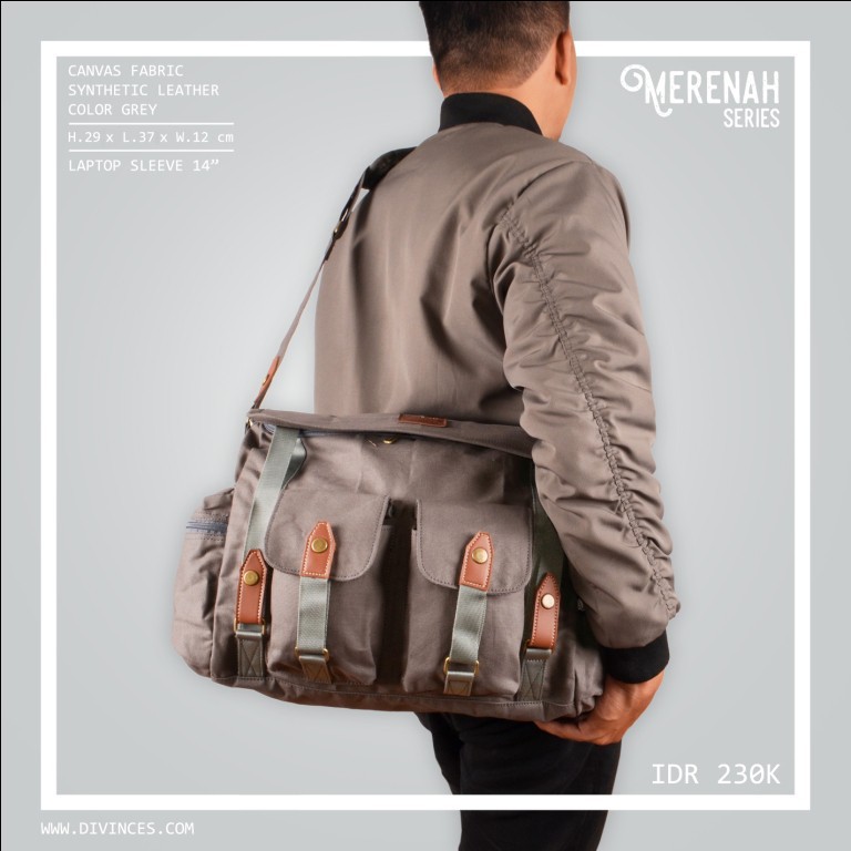 Tas Divinces Merenah Series / Tas Selempang / Tas Kanvas