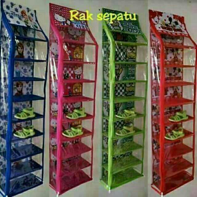  RAK  SEPATU  GANTUNG  FULL SLETING Shopee Indonesia