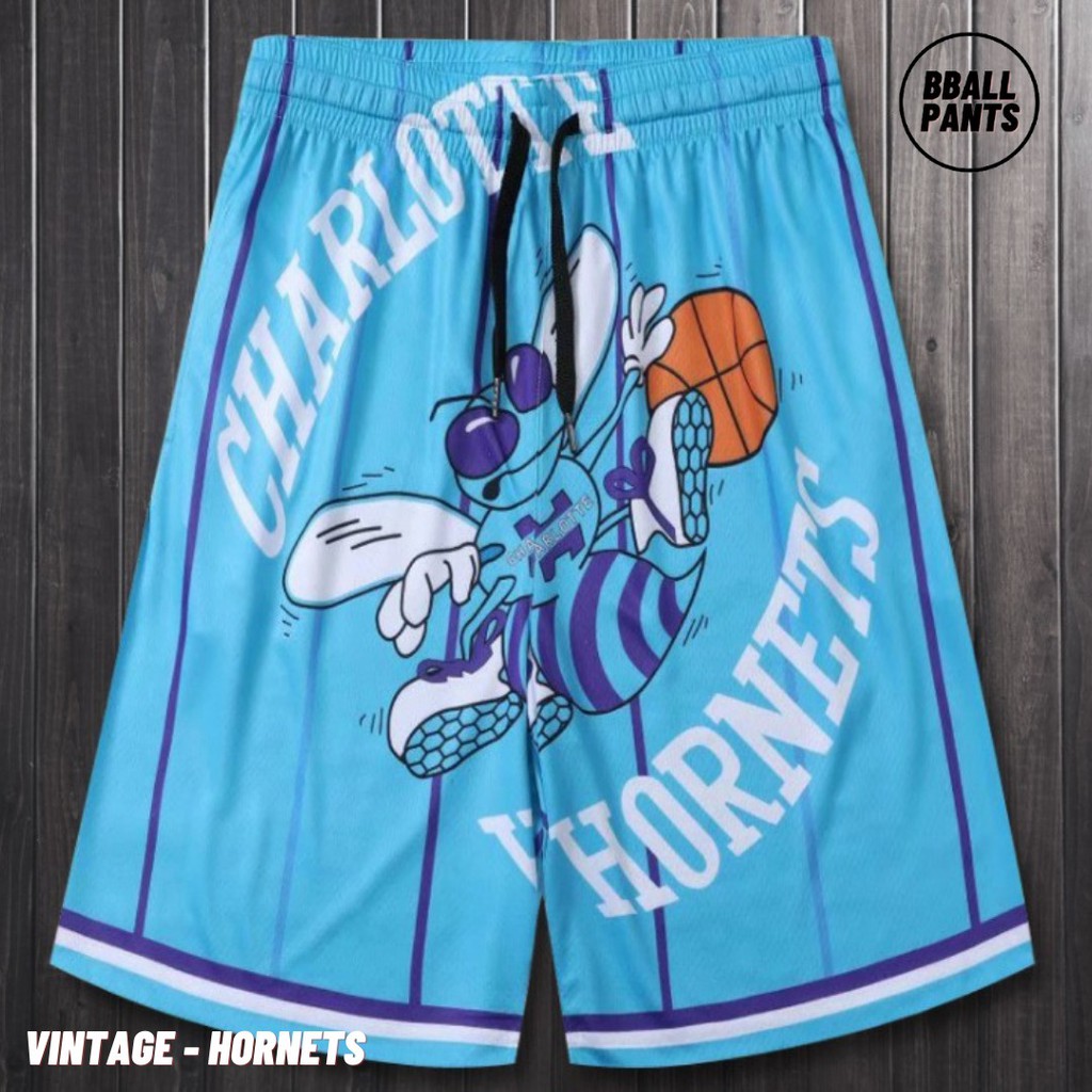 BBall Pants - Hornets Vintage- Celana Basket - Reguler - Jumbo