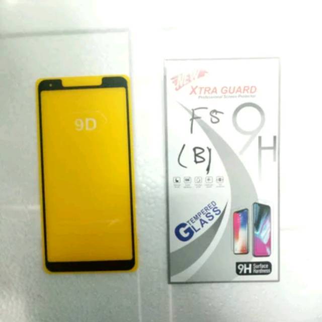 TEMPEREDGLASS SCREEN PROTECTOR FULL 5D FOR OPPO F5