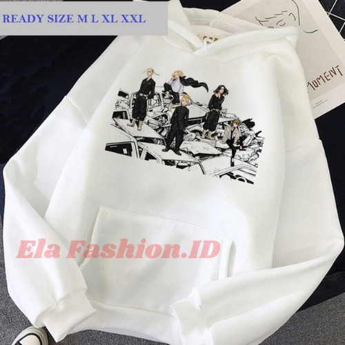 Pullover Hoodie Manji Mikey draken Chifuyu Toman Hoodie Anime  tokyo revengers Manga