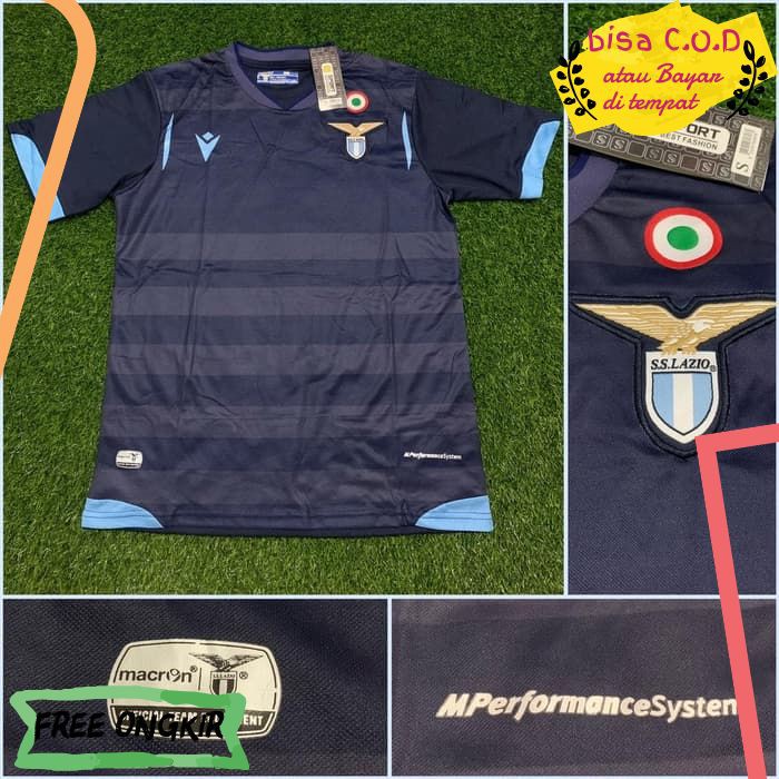 [COD]1041 JERSEY BOLA BAJU KAOS FUTSAL JERSY PRIA DEWASA MURAH SS LAZIO 3RD 2019/2020 GRADE ORI