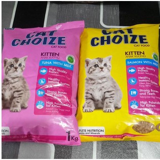 CAT CHOIZE KITTEN 1kg TUNA MILK MAKANAN KUCING