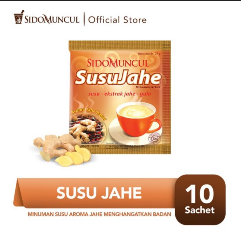 

1 rcg susu jahe Sido muncul 10 sachet