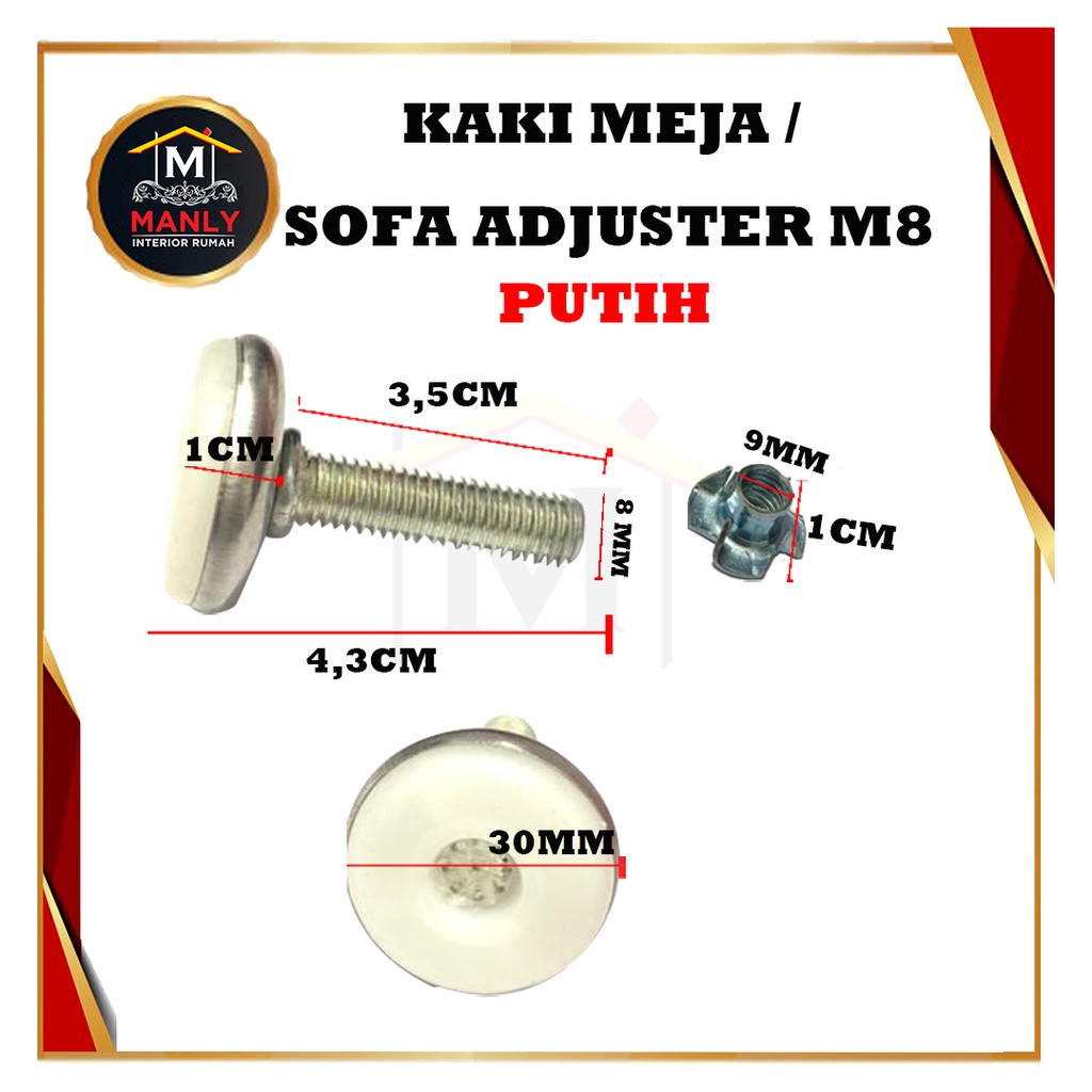 Stabil Adjuster Kursi Kaki Meja Goyang M8 (1 PCS)