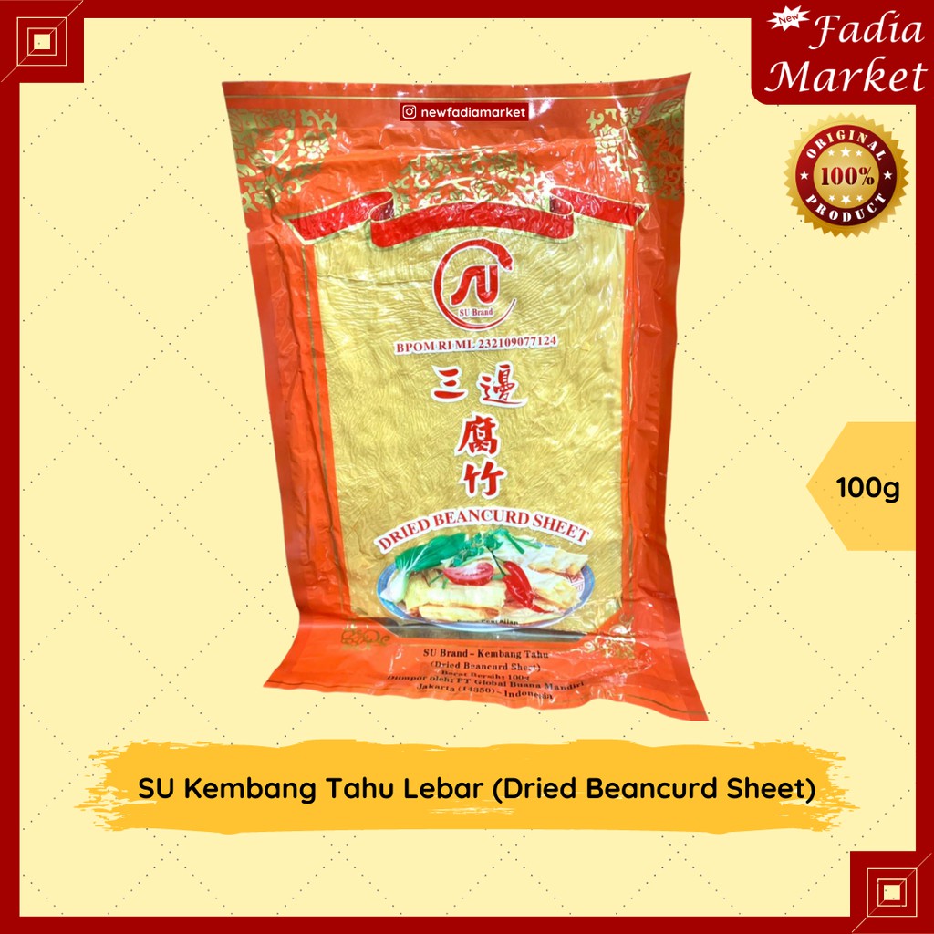 

Kembang Tahu/Tahu Kering Lebar [Dried Beancurd Sheet] SU 100g