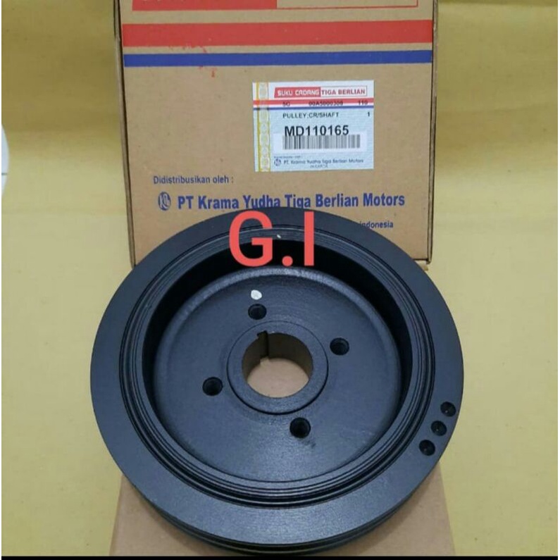 Pully Kruk As Pully Ker As Damper Pulley Crankshaft Mitsubishi Kuda Diesel L300 Diesel New L039