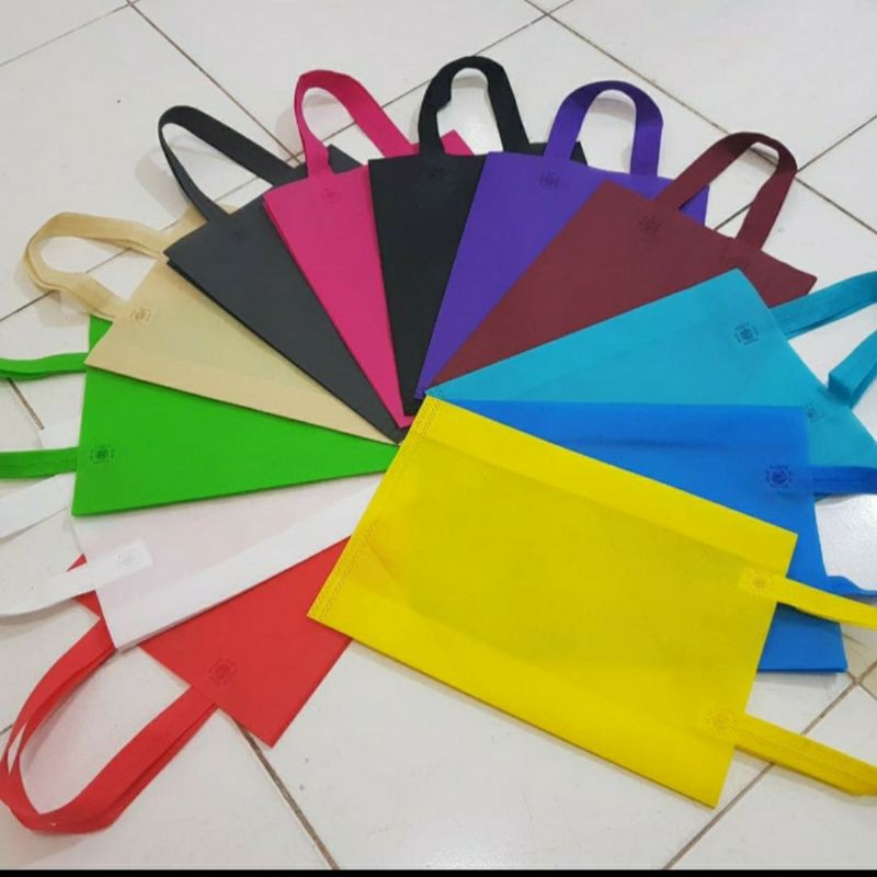 Tas spunbond 25x35 handel tali / goodie bag Tas kain Furing - Tas Belanja