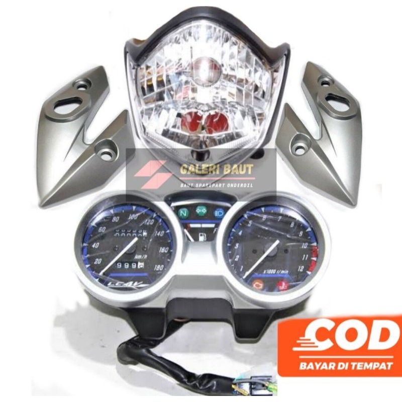 1 Set full set Batok Kepala Vixion Old Spidometer Speedometer Lampu Refleketor Vixion Old Plus Kupin