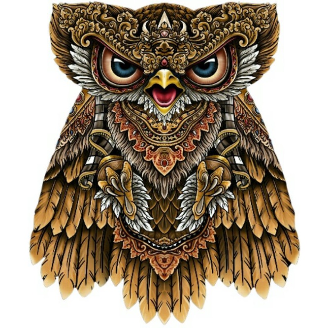 layangan celepuk bali print