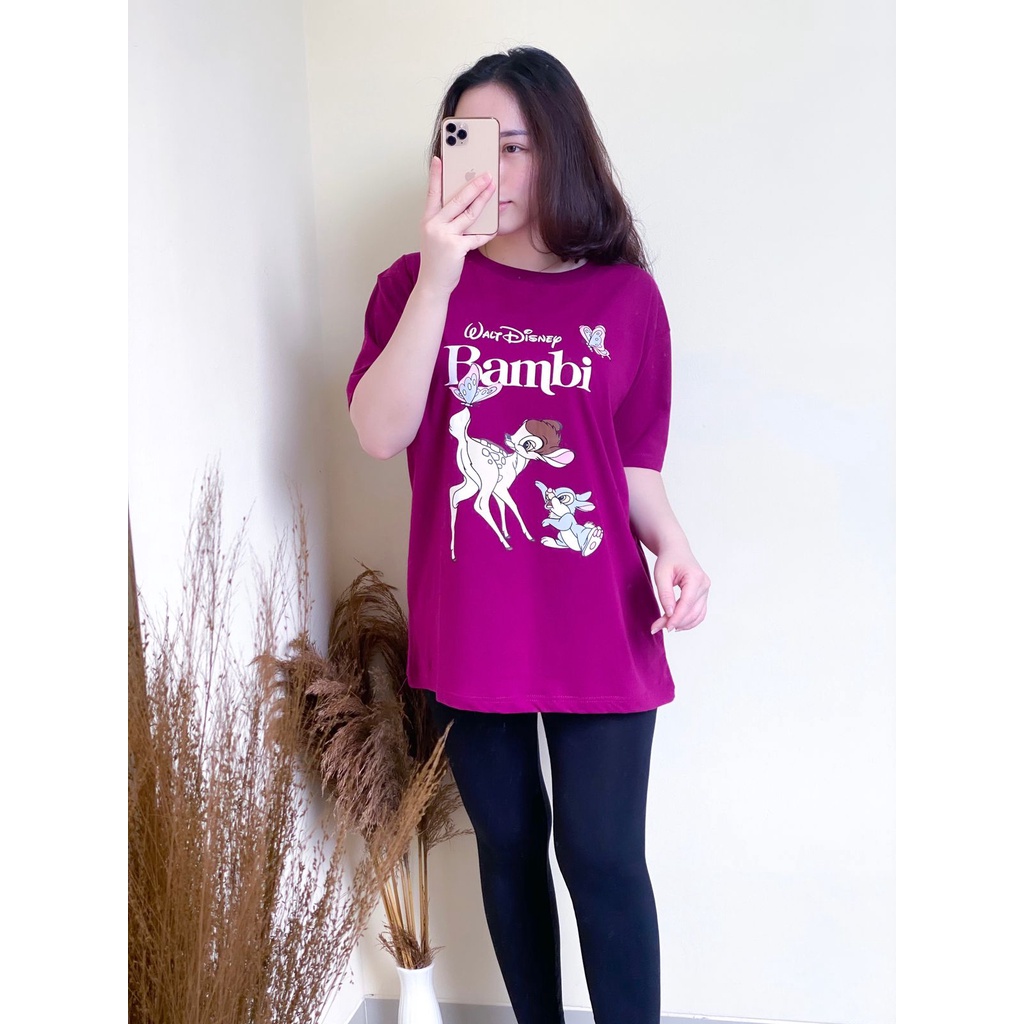 Kaos Wanita Oversize Bahan Cotton Atasan Wanita Jumbo XXL Kaos Lengan Pendek