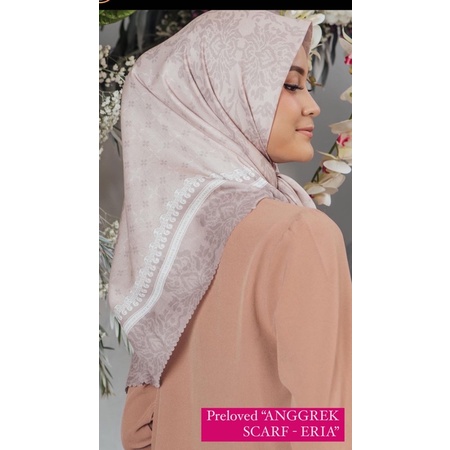 SOLD Preloved LIKE NEW “ ANGGREK SCARF - ERIA “ by Wearing Klamby