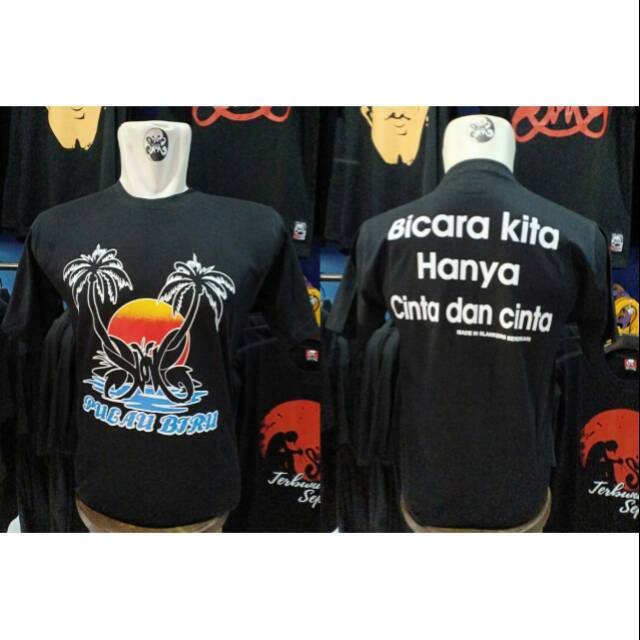 Kaos slank pulau biru