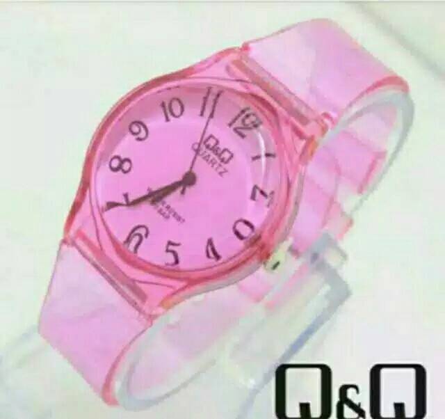 Hot Sale!! Jam Tangan Wanita Kecil Q&amp;Q Jelly Rubber Analog