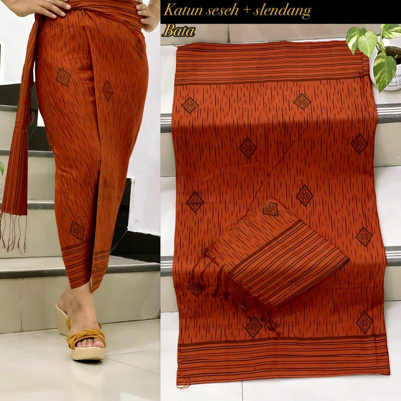 kamen lembaran seseh + selendang murah . bali