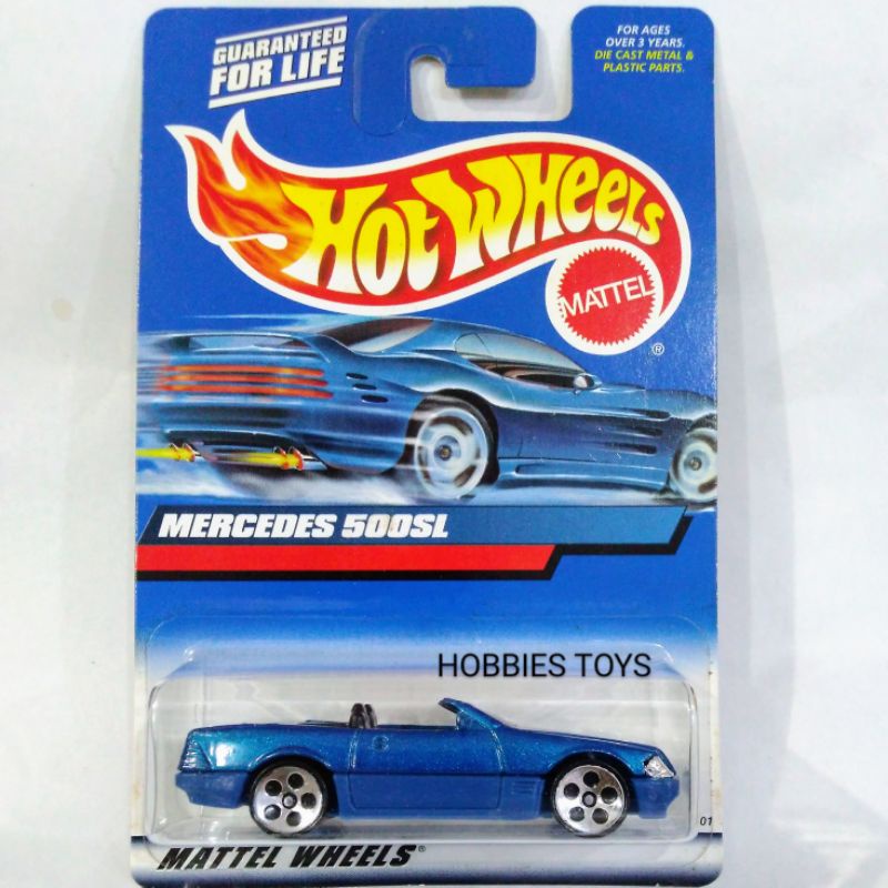 Hot Wheels / Hotwheels Reguler Blue Card Mercedes Benz 500SL