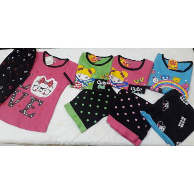 BAJU SETELAN MERK T2KIDS USIA 2-4THN