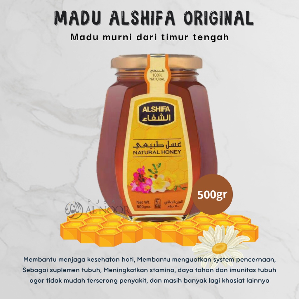 

Madu Al Shifa 500 gram 100% Madu Asli Import Saudi