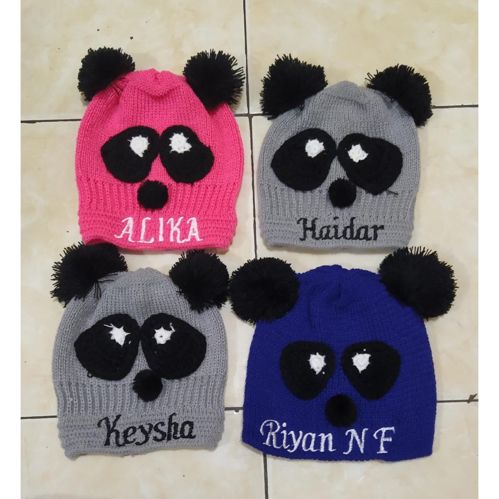 KUPLUK PANDA FREE BORDIR NAMA